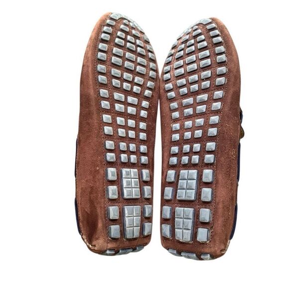 Viasinsa (Italy) Suede Leather Driving Loafers. Size 45/US 11.5 main image 9